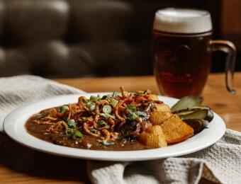 Welches Bier Plutzer Braeu Zwiebelrostbraten